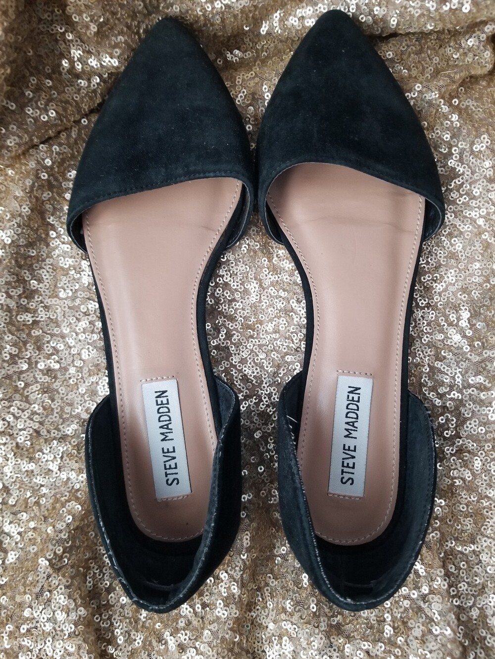 Steve Madden Genius Leather Flat, NWT